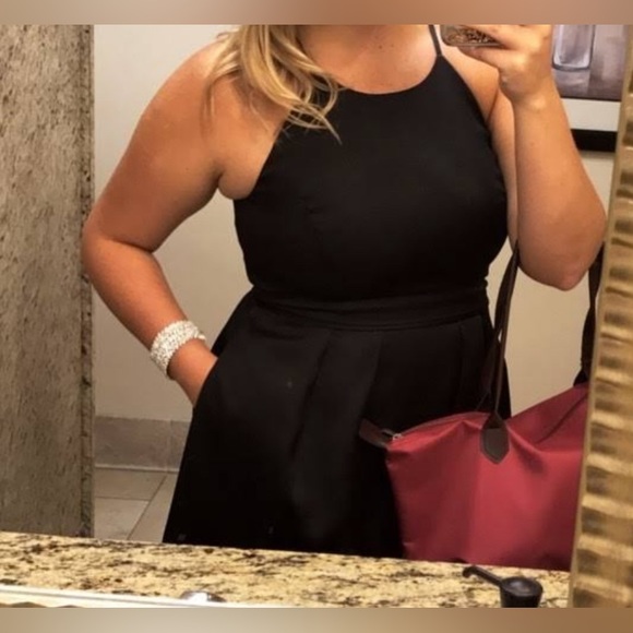 Aidan Aidan Mattox Black High Low dress - Picture 5 of 16